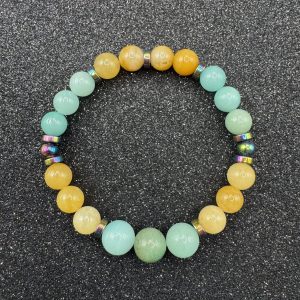 Amazonit, Topaz, barvni Hematit