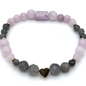 Zapestnica Kunzit, Labradorit